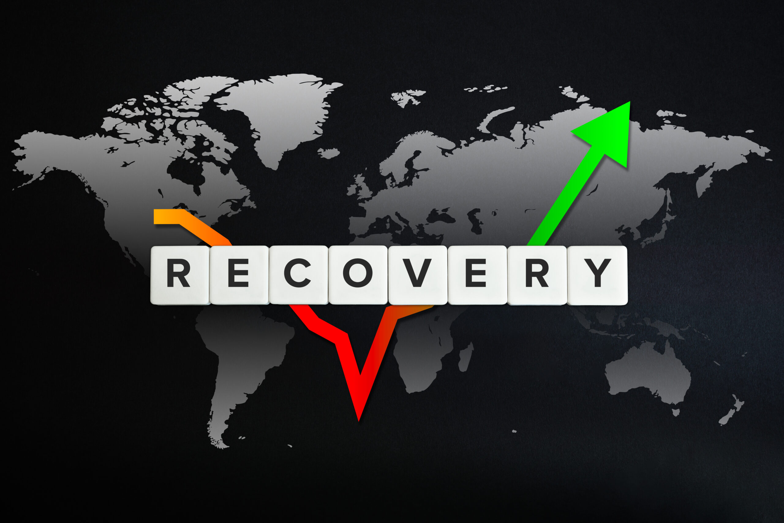 global economy trends showing a recovery