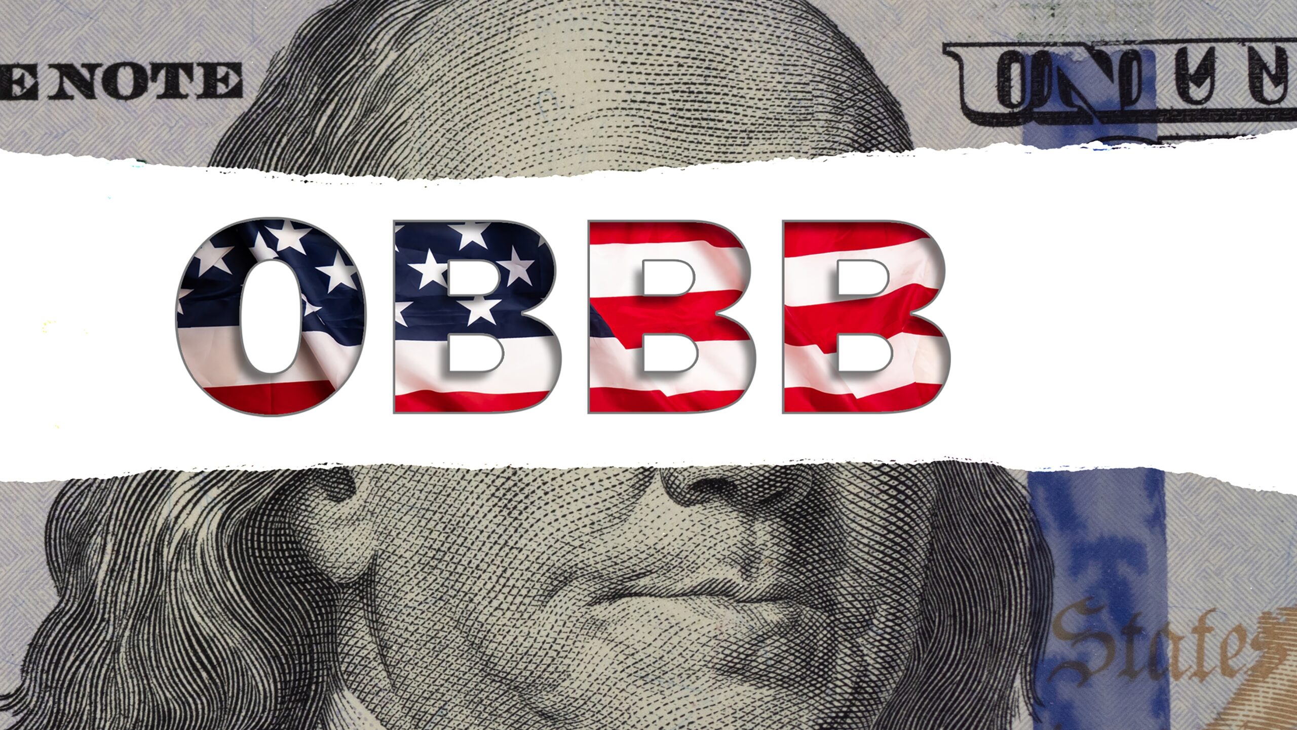 dollar bill with obbb stamped over the face