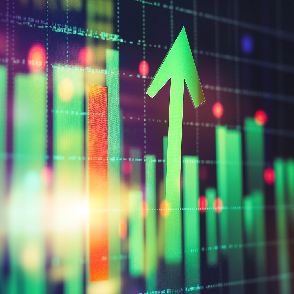 table showing an increase in stock market growth
