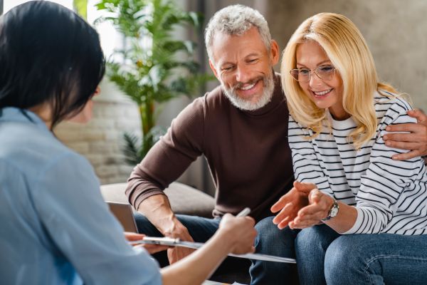 older couple reviewing their social security strategy with kirk capital
